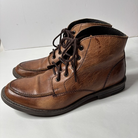 Bed‎ Stu Mens Brown Leather Lace Up Ankle Boots Shoes 8.5 Curtis main image 5